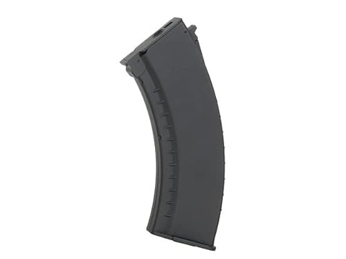 Clover Airsoft - CYMA 150 Round Mid Cap for AK - Polymer Airsoft Magazine (3, Black, 150 Round)