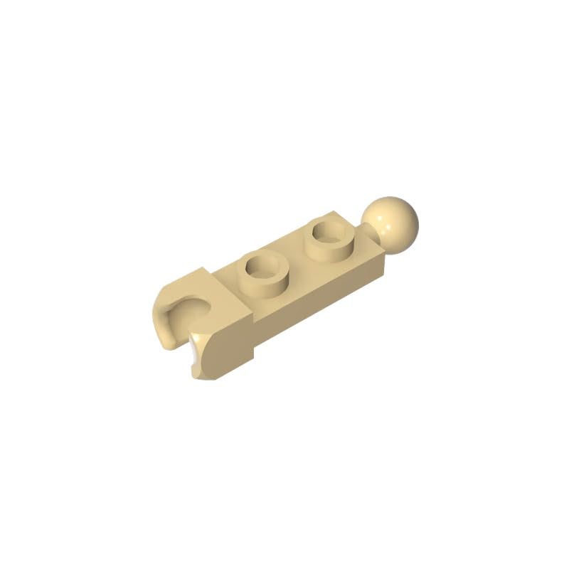 14419 Hinge Plate Special 1x2 with 5.9mm End Cup and Towball, 50 PCS โ image 1