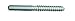 CRL HB1024212Z-XCP10 CRL Zinc 2-1/2" Long Hanger Bolt for 1/2" Standoffs - pack of 10