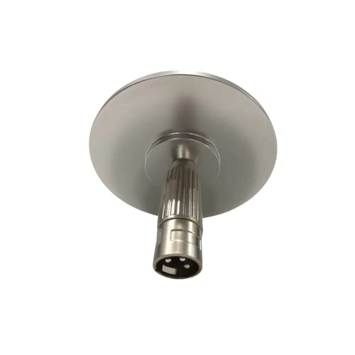 EBIEFLY Suction Cup Adapter Universal 3 XLR Connector for Vac-U-Lock Vacuum Machine Air Connector Device Attachments Accessories (Silver)