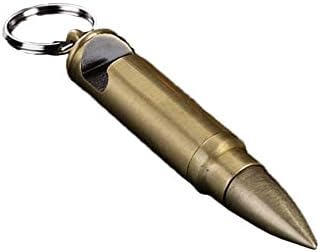 YOVALO Permanent Match Keychain Lighter,Keychain Flint Metal Matchstick Fire Starter, Flint Fire Starter,Best Gift Ideas Emergency Survival Equipment Barbecue Camping, Yellow, 6.5x1.8 (22Yuan-02)