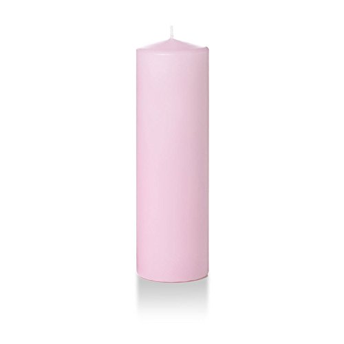 yummi 3" x 10" Blush Round Pillar Candles - 3 per Pack