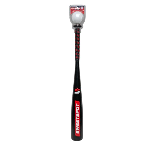 SweetSpot Plastic Big Barrel Bat and Ball Combo Set | 26 Length | Backyard Baseball Set for Youth Kids Teens and Adults