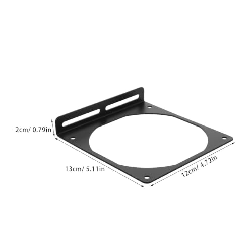 Toddmomy soporte para ventiladores de PC 12cm, adaptador para radiador, 2 piezas miniatura 2