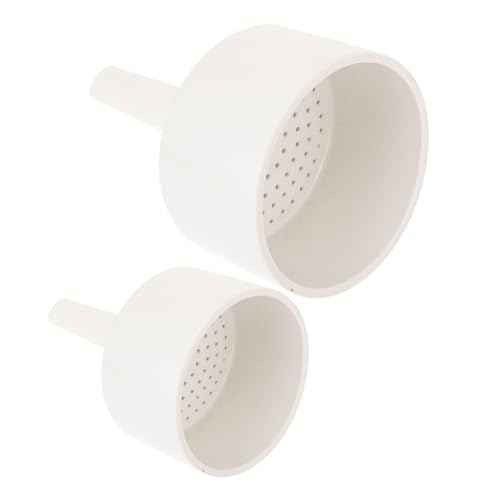 SOLUSTRE Chemistry : 2pcs Ceramic Buchner Funnel Precision Filtration Tool for Students and Professionals