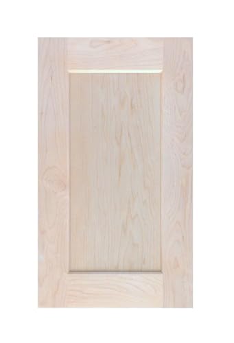 Comparison: Best Wood For Cabinet Doors 2 ONESTOCK Unfinished Maple Shaker Cabinet Door Front Replacement - 14.75W x 23H | Ready to Paint or Stain | Solid Wood | Cabinet Door Replacement