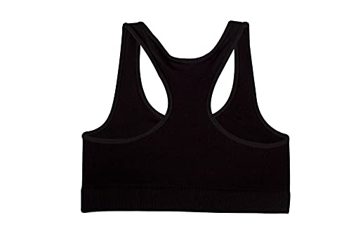 Regata feminina sem mangas Kurve – sutiã cropped sem costura elástica, tecido com proteção UV FPS 50
