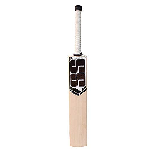 SS EW Bat Master 99 Grade 7 Batte de Cricket en Saule Anglais (Taille : Manche Court, Boule en Cuir) Men's, Beige, Short Handle