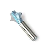 12mm 1/2inch Shank Miter Frame Molding Router Bit Cutter for Woodworking Tool Industrial Grade Milling Cutter 1Pcs(12X25)