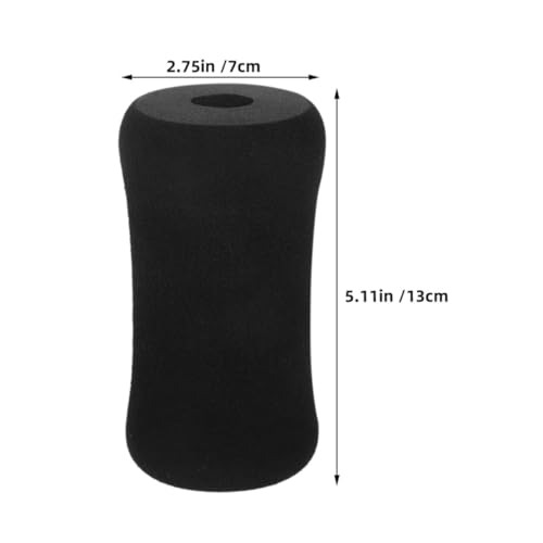 DOITOOL 6pcs Foot Foam Pads Rollers Replacement for Exercise Machine and Weight Bench, Made of Sturdy Rubber and Foam, Reduces Impact and Provides Convenient Replacement for High Intensity miniatura 2