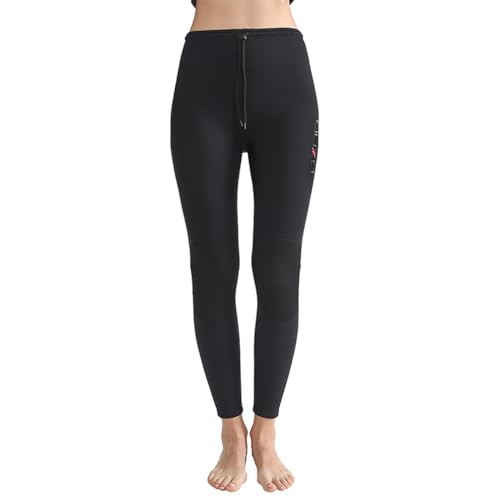 Women,M,Wetsuit Pants for Men Women, 3Mm Neoprene Diving Bottoms with Elastic Waist, Thermal Long Wetsuit Trousers for Surfing, Kayaking, Swimming & Scuba