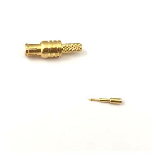 Fiche mâle MCX à sertir haute conductivité lot de 100 pour câble RG316 RG174 et LMR100 sans perte