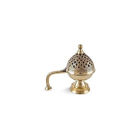 PR INTERNATIONAL Brass Dhuna Dhoop Incense Burner Cover