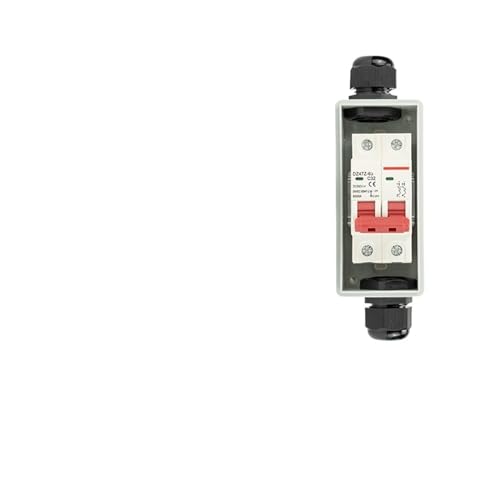 Interruptor de aire solar DC 550V 63A 2P con caja de distribución HT-2 para carril Din 6
