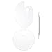 Makeup Mixing Palette Acrylic Transparent Cosmetic Paint Mixing Tray with Spatula Oval