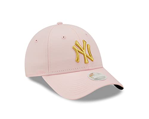 New-Era-New-York-Yankees-Metallic-Logo-Pink-9Forty-Adjustable-Women-Cap