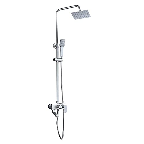 Douche à effet pluie haute pression avec buse réglable en hauteur - 2