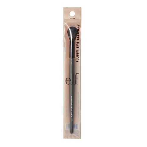 e.l.f. Fluffy Eye Blender Brush, Easily Blends Eyeshadow & Can Be Used to Set Concealer With Powder, Creates A Soft-Focus Effect, Vegan & Cruelty-Free