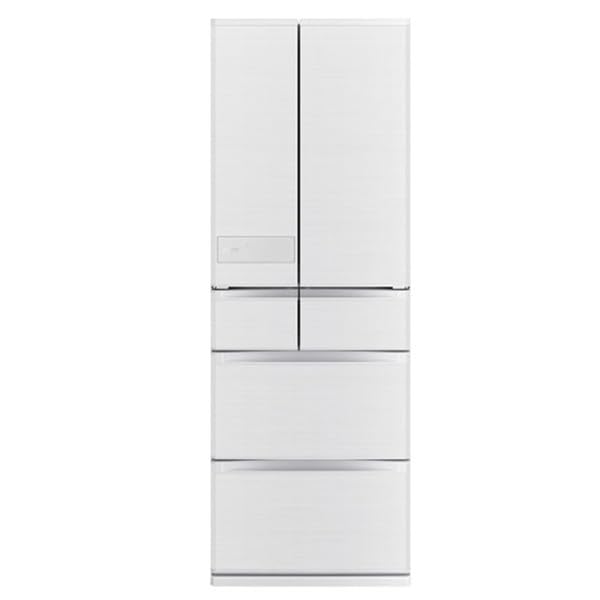 MITSUBISHI MR-JW55M-W Refrigerator, front view with doors closed