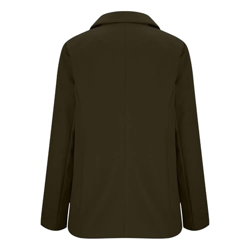 Womens Casual Blazers Business Casual Dressy Long Sleeve Single Button Open Front Jacket Lightweight Blazer Work Coat4