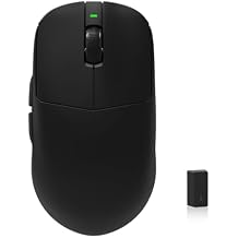 KYSONA Mercury Wireless Gaming Mouse,41g Ultalight, PAW3395 Sensor, 8K Polling Rate,26000 DPI,5 Programmable Buttons Optical Mice for PC/MAC/Laptop,Black