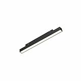 Braytron 48V LED Magnet Schienenleuchte Linear 3CCT 3000K–6000K, CRI≥95, 120° breitstrahlend, Aluminium Schwarz, Magnet Track Light für 48V Schienensystem, Wohnraum & Büro (10W)