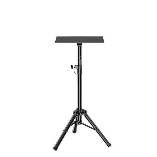 Bandeja soporte proyector y trípode plegable regulable para portátiles