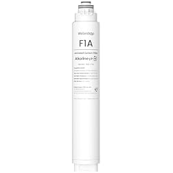 Waterdrop F1A Alkaline Mineral Filter, Replacement for X8-WAN & X12 & X12-WAB & X12-PRO & X16 & X16-BAS Tankless Reverse Osmosis System, Minerals Added, 12-month Lifetime