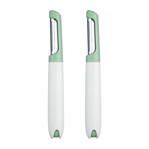 2 Gemüseschäler,Sparschäler,Gemüseschäler Streifen,Kartoffelschäler für die Küche,Kartoffelschäler Küchenprofi,Schäler Extra Scharf 2stk set,Schäler Küche,Tomatenschäler