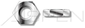 (5pcs) 1-1/8"-12 Hex Jam Nut Stainless Steel 18-8, Ships Free in USA by Aspen Fasteners