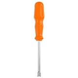 HARFINGTON Metric Nut Driver 5.5mm Dia 92mm Shank 6 Point Hex Hexagon Socket Wrench Screwdriver with Non-Slip Handle for Tightening and Loosening Fasteners