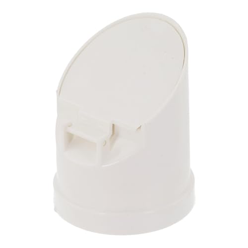 Kivivaka Tubo de drenaje de PVC para suelo de 50/75/110/160 mm para cierre automático, válvula antiolor, baño, balcón, jardín, exterior, color blanco