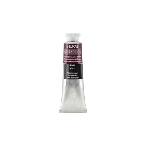 Paint, Cassel Earth 37 Ml - W/beeswax & Non-yellowing Sunflower Oil, Short Drying Time, Smooth, Outstanding Lightfastness