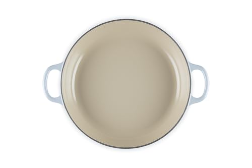 Image of Le Creuset Enameled Cast Iron Petal Braiser, 2.25 qt., Coastal Blue