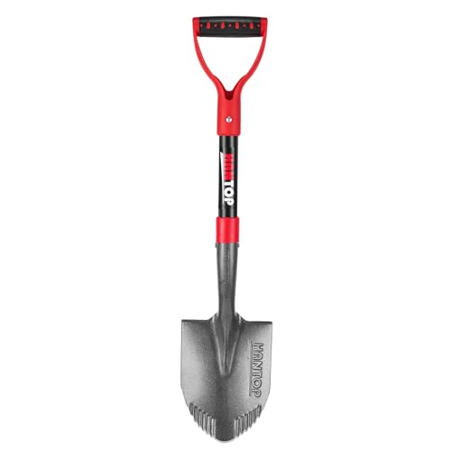 HANTOP Sharp Blade Mini Shovel Garden Small Digging Shovel Spade 28 inches