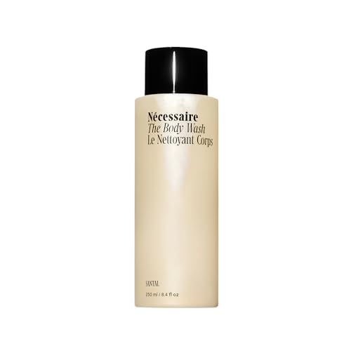 Nécessaire The Body Wash Santal - Multi-Oil Shower Gel Body Wash for Women + Men. Non-Comedogenic + Hypoallergenic for Sensitive Skin with Niacinamide. 8.4 fl oz.