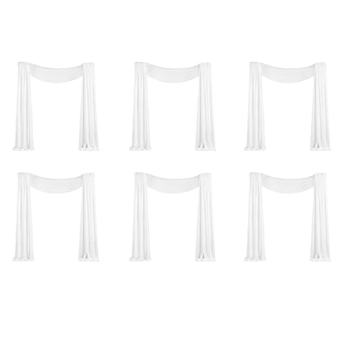 Tissu de drapage pour arche de mariage en mousseline fluide haut de gamme