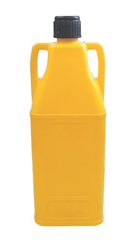 FLO-FAST Professional 10.5-Gallon Fluid Container, Portable, Durable, Made in USA – Marine, ATV, Automotive, Agriculture (Yellow, 10.5)