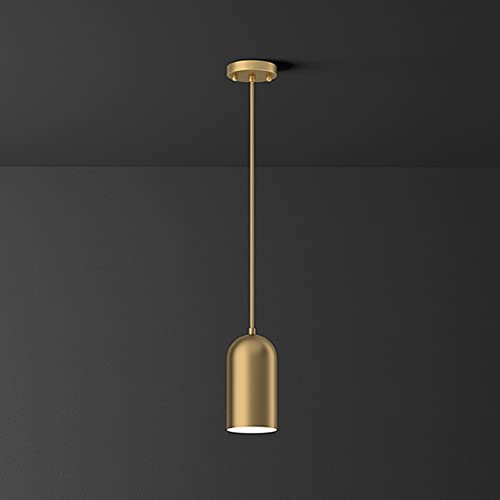 Luminaire suspendu maison et suspension minimaliste en laiton LED réglable H7,49