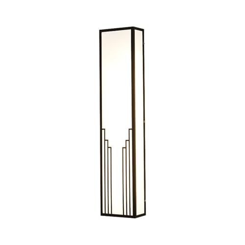 Applique murale d'extérieur style asiatique lumière chaude pour patio zen