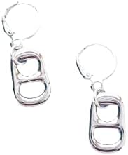 Soda Can Tab Earrings Mens Unisex Jewelry