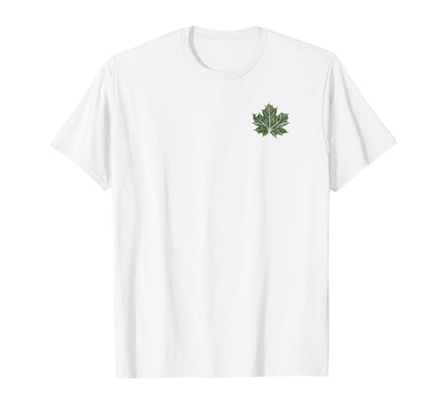 Hoja de Arce - Naturaleza / Planta LOGO Botánica Camiseta