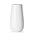 D'vine Dev 10 Inch Elegant Oval Ceramic Vase for Flowers, Home Décor Vase with Design Box, Matte White