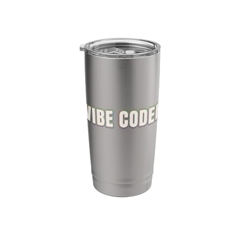 Vibe Coder AI Game Dev Software Programmer Design Stainless Steel Insulated Tumbler