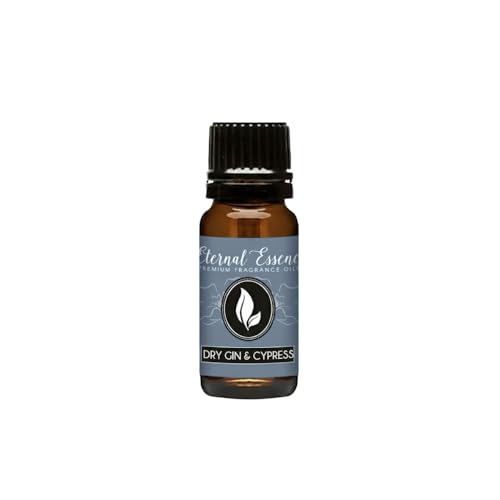 Image of Eternal Essence Oils Dry Gin & Cypress 10ml Fragrance Oil - Juniper, Chilled Gin, Citrus Zest & Crushed Cypress - Crisp Botanical Woods & Fresh Aromatic Blend