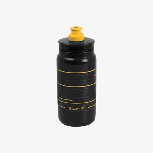 ELTIN Bidón de ciclismo Pro 550ml negro y amarillo