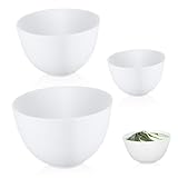 OFFIGAM 3Pcs Silicone Facial Mask Mixing Bowls DIY Beauty Tool for Spa Home Use and Hairdressing Oil Application Versatile Durable and Easy to Use