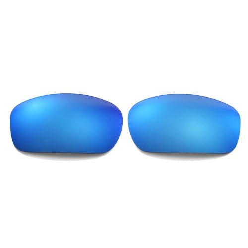 Walleva Ice Blue Coated Polarized Replacement Lenses for Oakley X Squared Sunglasses