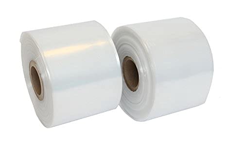Heavy Duty 24" x 168m - 500g Clear Polythene Layflat Tubing
