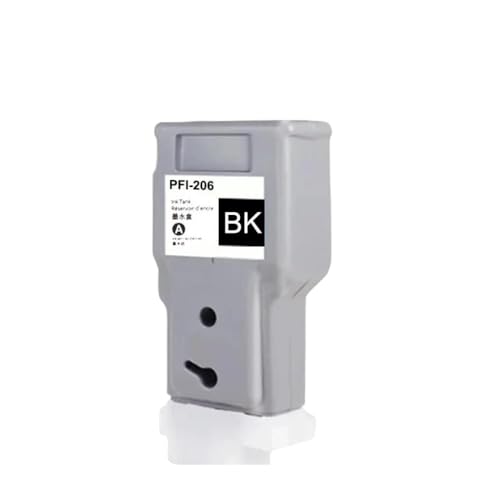 Cartouche PFI206 grand volume 300ml d'encre noire fluide pour traceur IPF6450